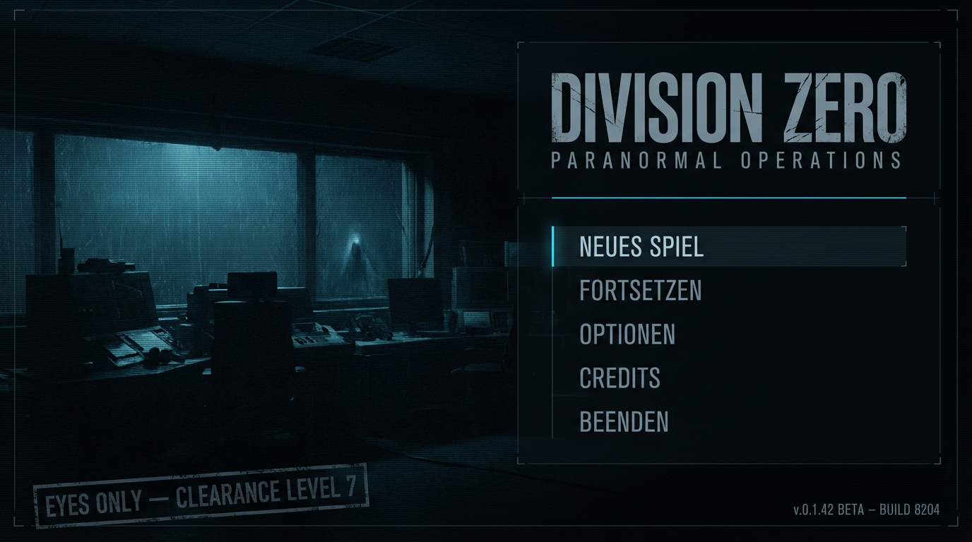 Veil Protocol – Menü Konzept A